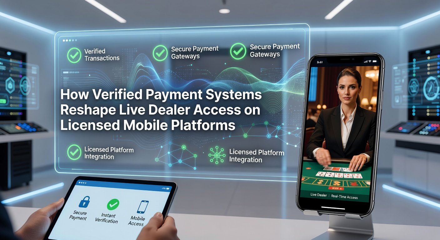 Geverifieerde betalingssystemen in actie op mobiele live dealer platforms met snelle verificatie