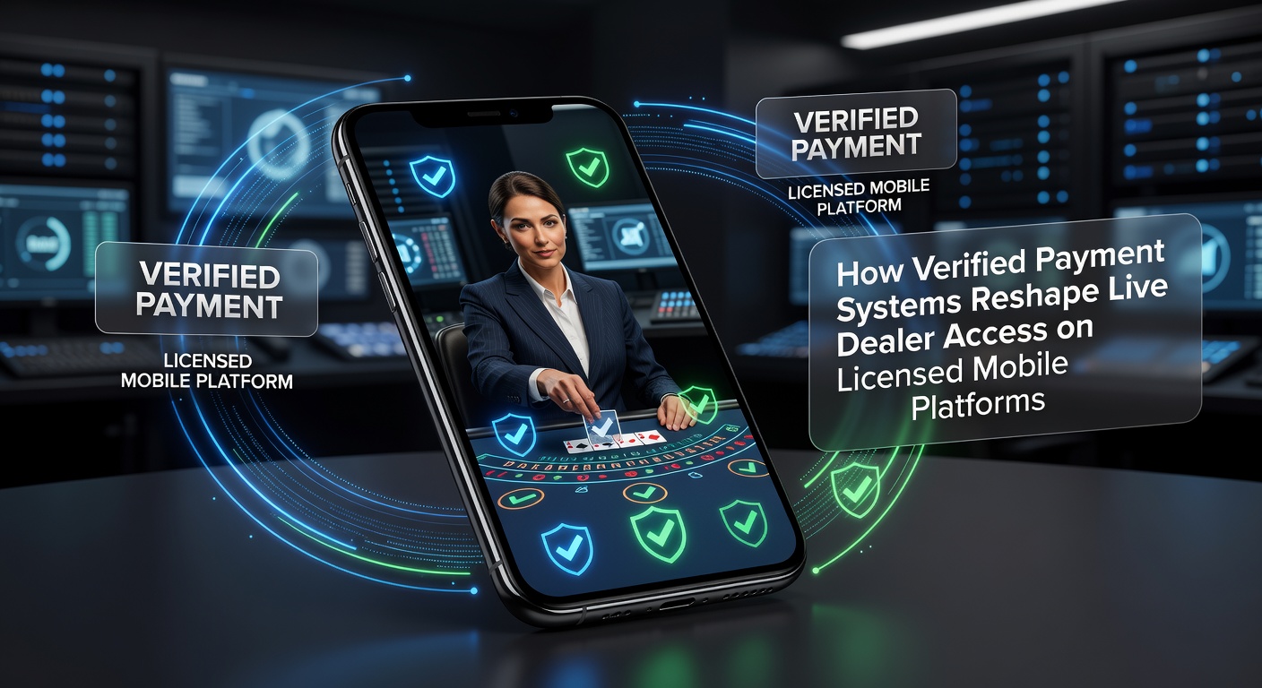 Mobiele interface met live dealer en geverifieerde betaling in een Nederlands casino
