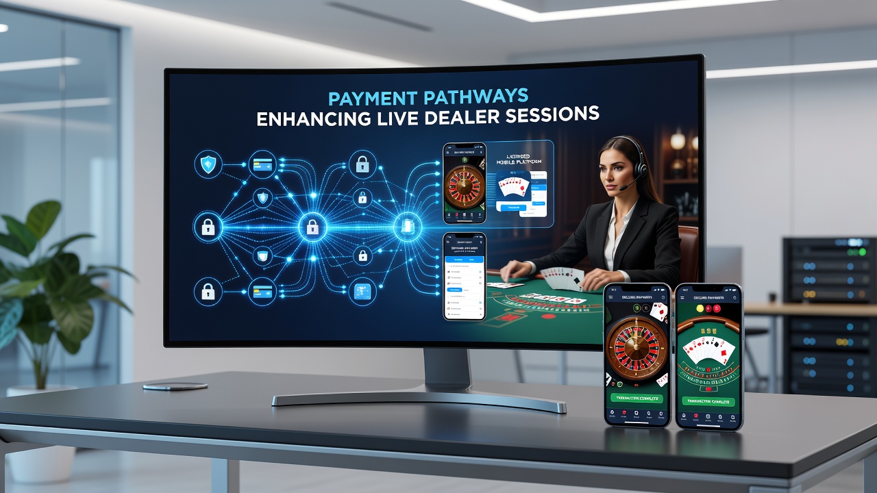 Live dealer interactie met snelle mobiele betalingen op tablet en smartphone